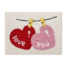 Load image into Gallery viewer, Punch Needle Kit with frame - Love in the Air Figured'Art