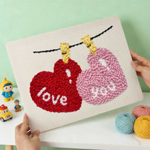 Load image into Gallery viewer, Punch Needle Kit with frame - Love in the Air
