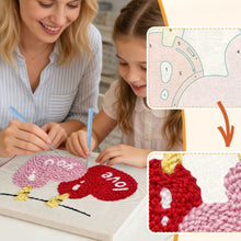 Load image into Gallery viewer, Punch Needle Kit with frame - Love in the Air