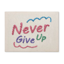 Load image into Gallery viewer, Punch Needle Kit with frame - Never Give Up Figured'Art