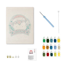 Load image into Gallery viewer, Punch Needle Kit with frame - Santa's Laugh