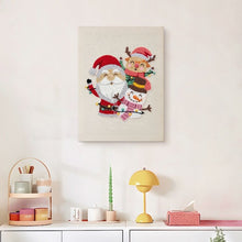 Load image into Gallery viewer, Punch Needle Kit with frame - Santa and Friends
