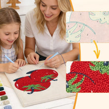 Load image into Gallery viewer, Punch Needle Kit with frame - Fresh Tomatoes