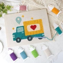 Load image into Gallery viewer, Punch Needle Kit with frame - Delivery of Love