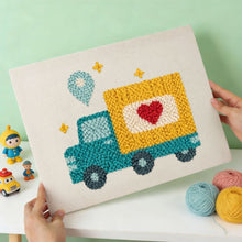 Load image into Gallery viewer, Punch Needle Kit with frame - Delivery of Love