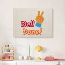 Load image into Gallery viewer, Punch Needle Kit with frame - Well Done