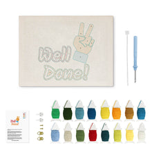 Load image into Gallery viewer, Punch Needle Kit with frame - Well Done