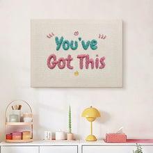 Load image into Gallery viewer, Punch Needle Kit with frame - You've Got This