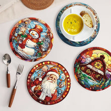 Load image into Gallery viewer, Paint by numbers 8" Placemats (6 pieces) - Creative Christmas Gift