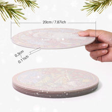 Load image into Gallery viewer, Paint by numbers 8" Placemats (6 pieces) - Creative Christmas Gift