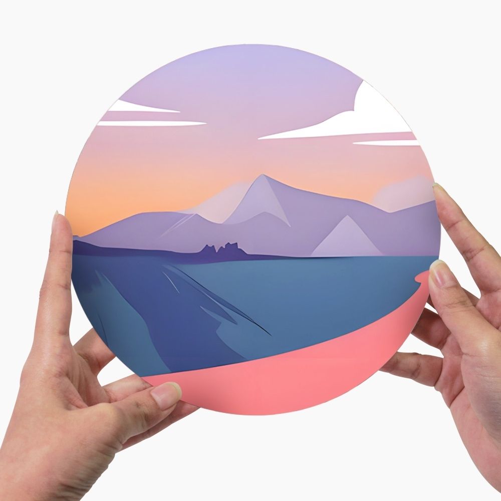 Paint by numbers 8" Placemats (6 pieces) - Nature Vista