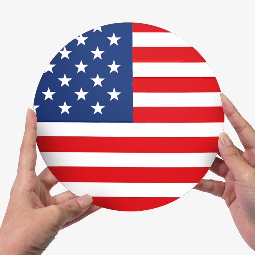 Paint by numbers 8" Placemats (6 pieces) - American Flag