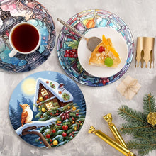 Load image into Gallery viewer, Paint by numbers 8" Placemats (4 pieces) - Holiday and Nature