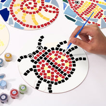 Load image into Gallery viewer, Paint by numbers 8" Placemats (6 pieces) - Decorative Geometric Pattern
