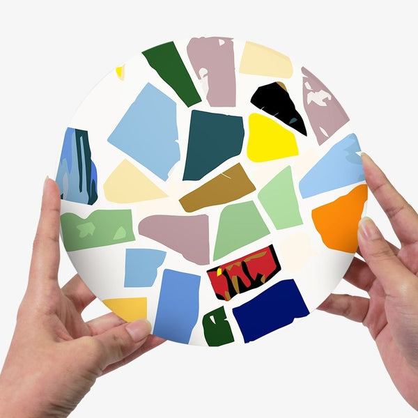 Paint by numbers 8" Placemats (6 pieces) - Decorative Geometric Pattern