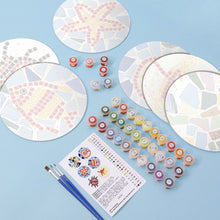 Load image into Gallery viewer, Paint by numbers 8" Placemats (6 pieces) - Decorative Geometric Pattern