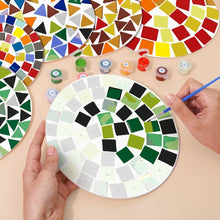 Load image into Gallery viewer, Paint by numbers 8" Placemats (6 pieces) - Modern Geometric