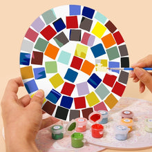 Load image into Gallery viewer, Paint by numbers 8" Placemats (6 pieces) - Modern Geometric