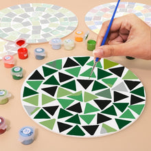 Load image into Gallery viewer, Paint by numbers 8" Placemats (6 pieces) - Modern Geometric