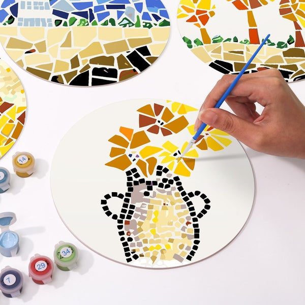 Paint by numbers 8" Placemats (6 pieces) - Coastal Living