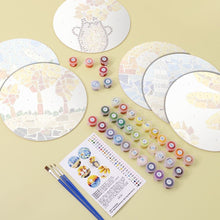 Load image into Gallery viewer, Paint by numbers 8" Placemats (6 pieces) - Coastal Living