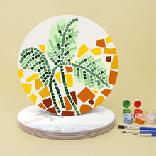 Load image into Gallery viewer, Paint by numbers 8" Placemats (6 pieces) - Botanical and Nature
