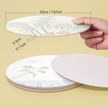 Load image into Gallery viewer, Paint by numbers 8" Placemats (6 pieces) - Botanical and Nature