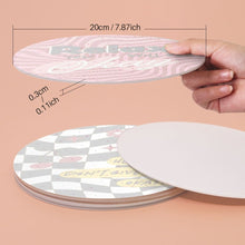 Load image into Gallery viewer, Paint by numbers 8" Placemats (6 pieces) - Motivational Quote