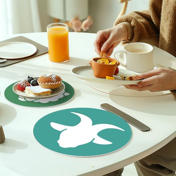 Paint by numbers 8" Placemats (12 pieces) - Zodiac Signs Series 1