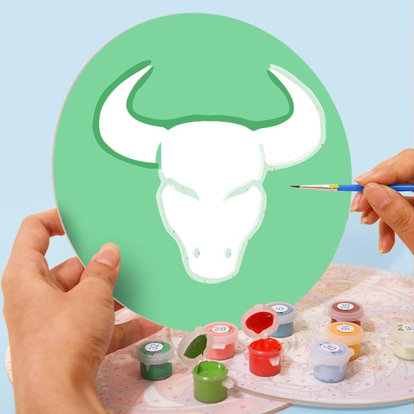 Paint by numbers 8" Placemats (12 pieces) - Zodiac Signs Series 2