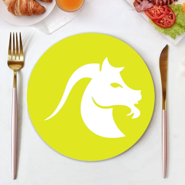 Paint by numbers 8" Placemats (12 pieces) - Zodiac Signs Series 2