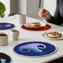 Load image into Gallery viewer, Paint by numbers 8" Placemats (12 pieces) - Zodiac Signs Series 3