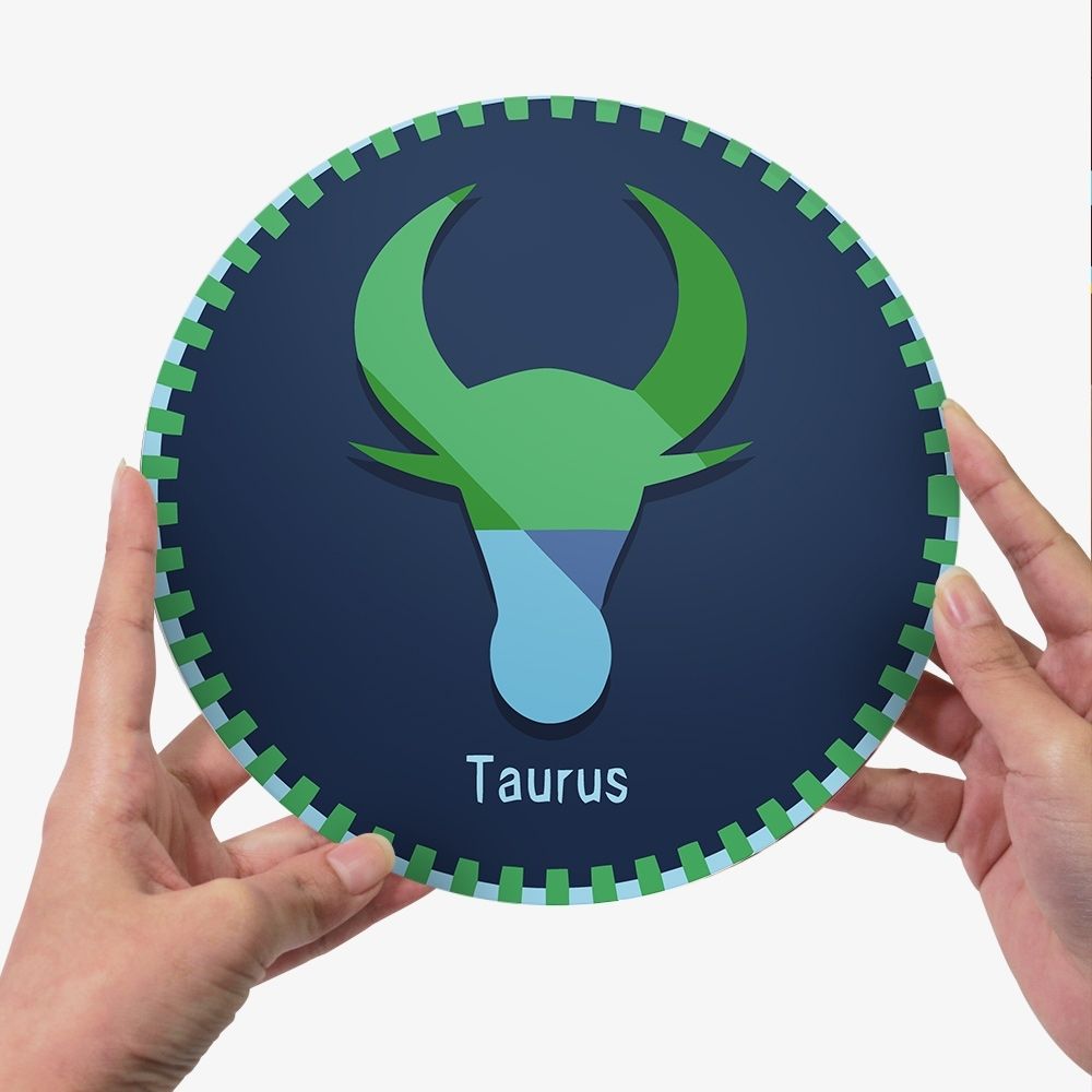 Paint by numbers 8" Placemats (12 pieces) - Zodiac Signs Series 3