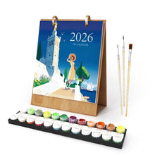 Load image into Gallery viewer, Paint by Numbers Calendar 2026 - World Travel Figured'Art