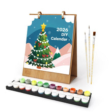 Load image into Gallery viewer, Paint by Numbers Calendar 2026 - Christmas Highlights Figured'Art