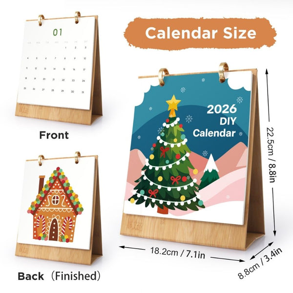 Paint by Numbers Calendar 2026 - Christmas Highlights