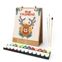 Load image into Gallery viewer, Paint by Numbers Calendar 2026 - Yuletide Icons Figured'Art