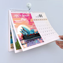 Load image into Gallery viewer, Paint by Numbers Calendar 2027 - Famous Landmarks