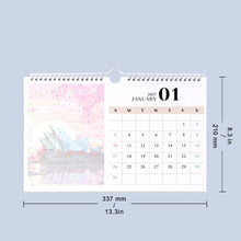 Load image into Gallery viewer, Paint by Numbers Calendar 2027 - Famous Landmarks