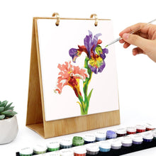 Load image into Gallery viewer, Paint by Numbers Calendar 2027 - Seasonal Flowers