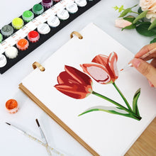 Load image into Gallery viewer, Paint by Numbers Calendar 2027 - Seasonal Flowers