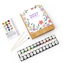 Load image into Gallery viewer, Paint by Numbers Calendar 2027 - Seasonal Flowers