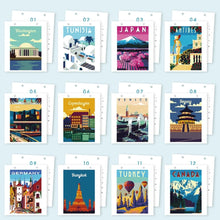 Load image into Gallery viewer, Paint by Numbers Calendar 2027 - World Travels