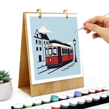 Load image into Gallery viewer, Paint by Numbers Calendar 2027 - On the Road