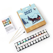 Load image into Gallery viewer, Paint by Numbers Calendar 2027 - On the Road