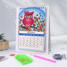 Load image into Gallery viewer, DIY Art Diamond Painting Desk Calendar 2025