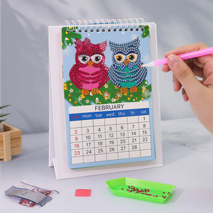 DIY Art Diamond Painting Desk Calendar 2025