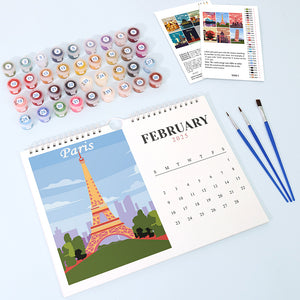 2025 Paint by numbers Calendar - World Heritage Sites