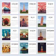 Load image into Gallery viewer, 2025 Paint by numbers Calendar - World Heritage Sites