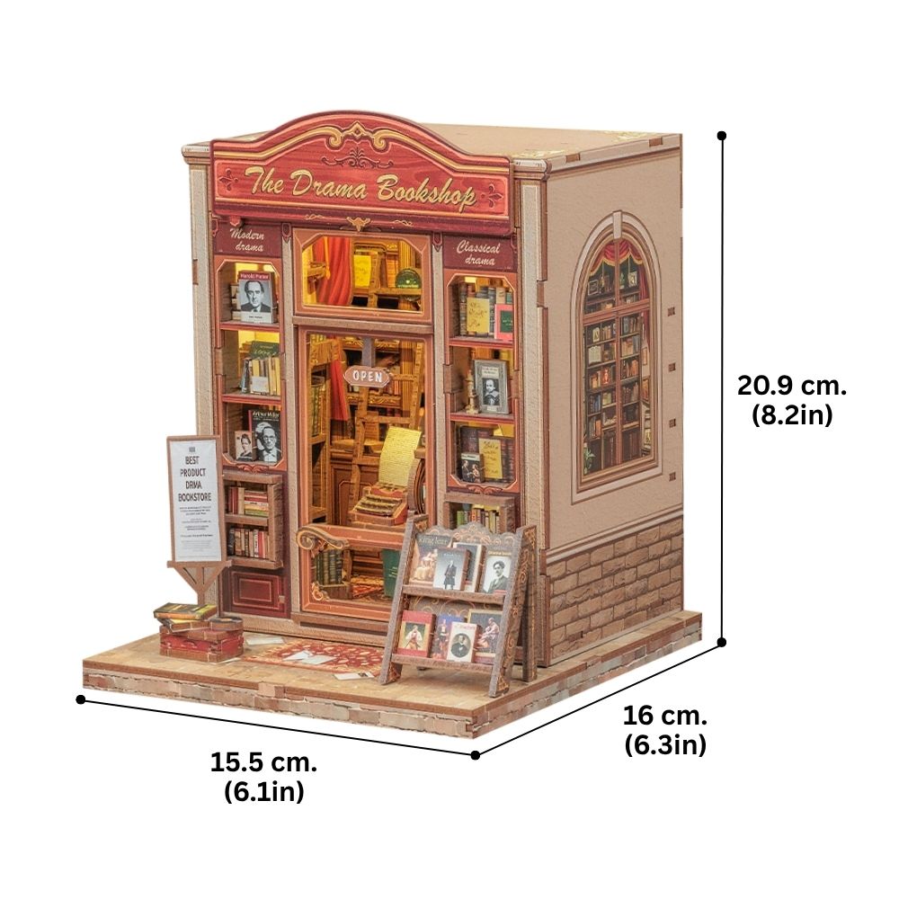 DIY Book Nook Kit - The Drama Bookshop